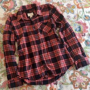 Cozy Plaid Flannel Button Down
